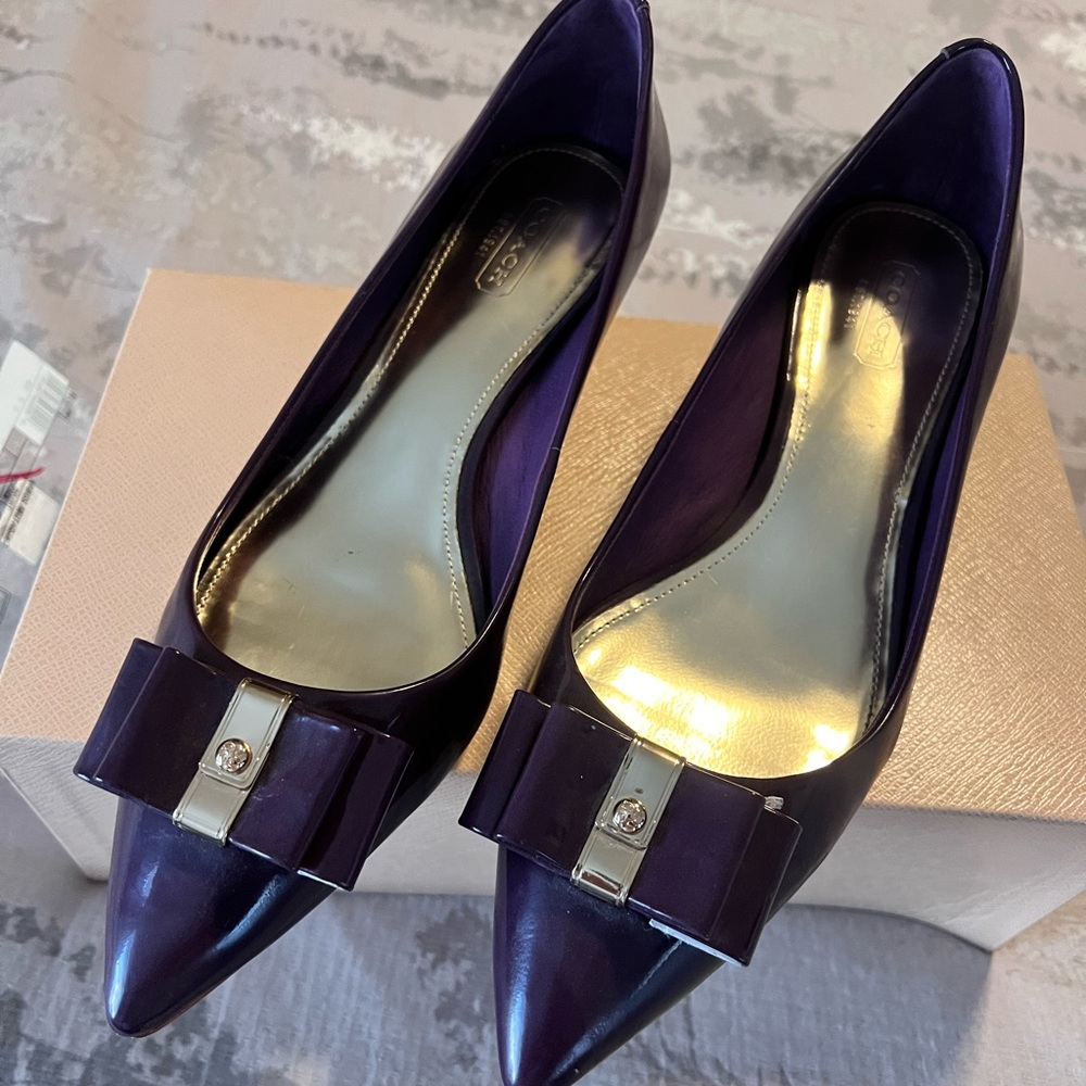 COACH kitten heels